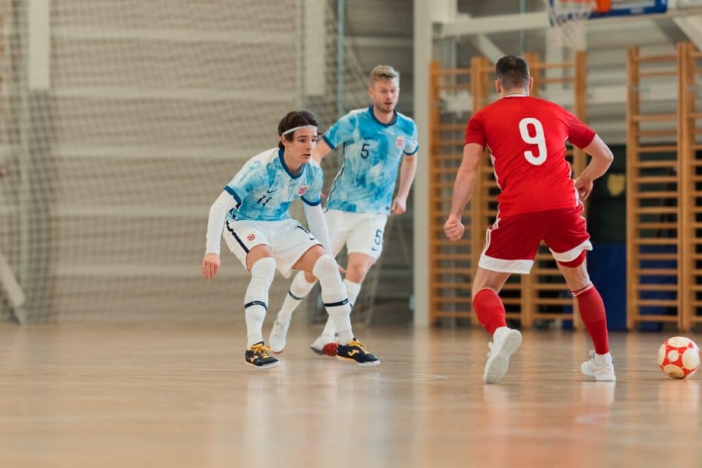Futsallandslaget i kamp