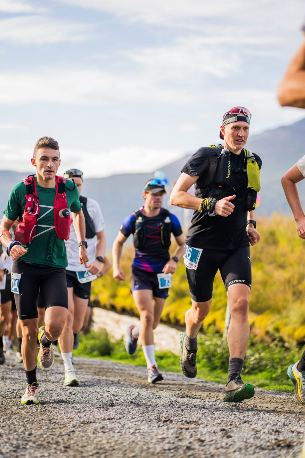 Løpere i motbakke, Oppdal Fjellmaraton 2025