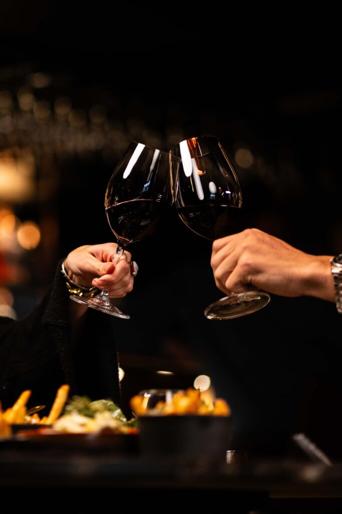 Vinglass som skåler - Restaurantfoto / restaurantfilm av Megapiksel